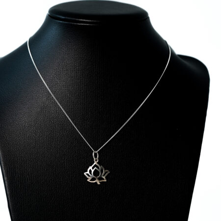 Lotus Necklace L | 925 silver