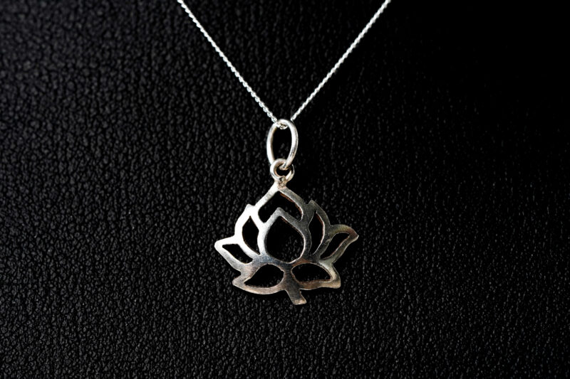 Lotus Necklace L | 925 silver - Image 2